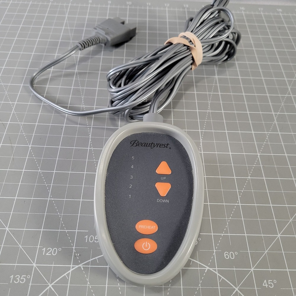Beautyrest Mattress Pad Remote Control Controller Grey 5-Heat SCMP 2.11.1